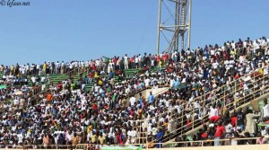 L'opposition a rempli le stade du 4 août qui compte 35000 places