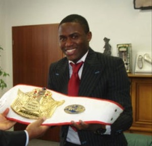 Le boxeur togolais Prinz Lorenzo Kuegah