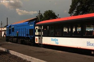 Le Train Blueline Togo à la gare de Lomé