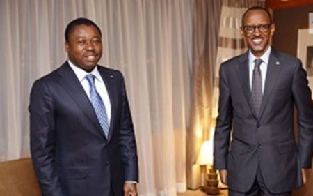 Faure Gnssingbe et Kagame
